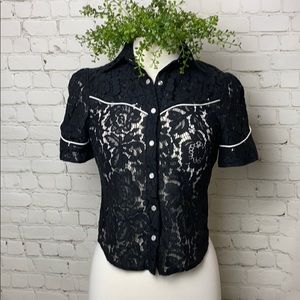 Vintage lace shirt